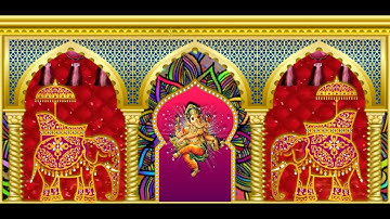 Lord Ganesh Background Animated Video HD Free Download Vj Loop1Mapping #vjlife #mapping #resolume