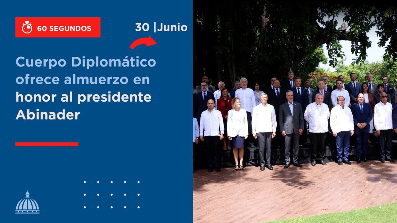 Cuerpo Diplomático ofrece almuerzo en honor al presidente Abinader