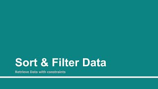 Sort & Filter Data | Part - 12 | Learn Entity Framework Core 2.0 (EFC2) using  Core