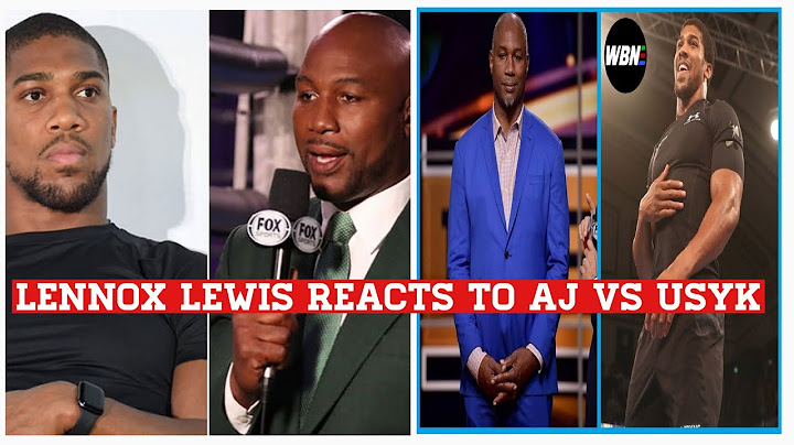 Lennox Lewis reacts to Anthony Joshua vs Oleksandr Usyk|| Heavyweight Unified fight|| Boxing|| Sport