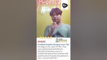 Graphic Designing best institute with good faculty and great atmosphere to learn i recommend TGC.