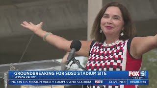 SDSU Breaks Ground On Mission Valley Campus, Stadium Project