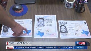 New Texas ID design with better security