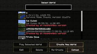 Minecrft Snapshot 21w37a bug - Strongholds do not generate