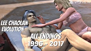 TEKKEN SERIES - All Lee Chaolan Character Ending Movies 1996 - 2017 (1080p 60fps)