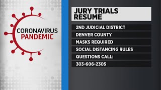 Jury Trials Resume In Denver's 2nd Judicial District