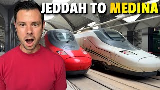 Riding the FASTEST HIGH-SPEED Train in the Middle East From Jeddah to Medina 🇸🇦