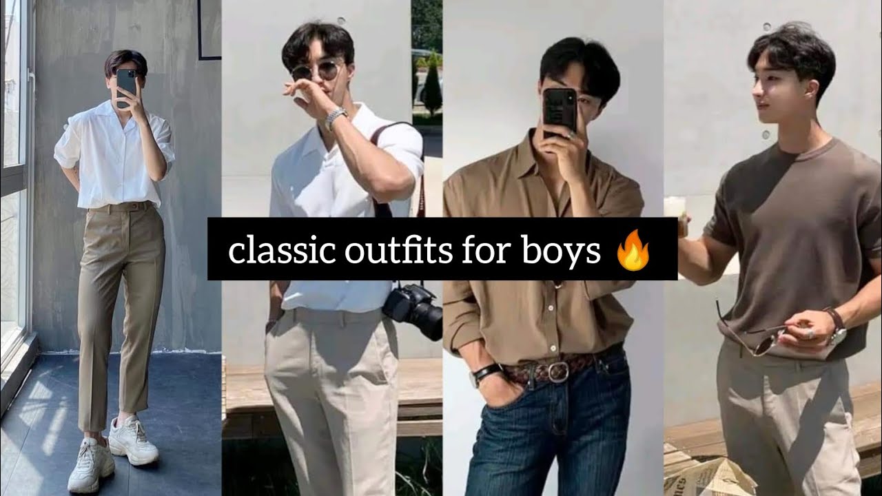 classic outfits for boys 🔥🖤 #classic #fypシ #aesthetic #koreafashion # ...