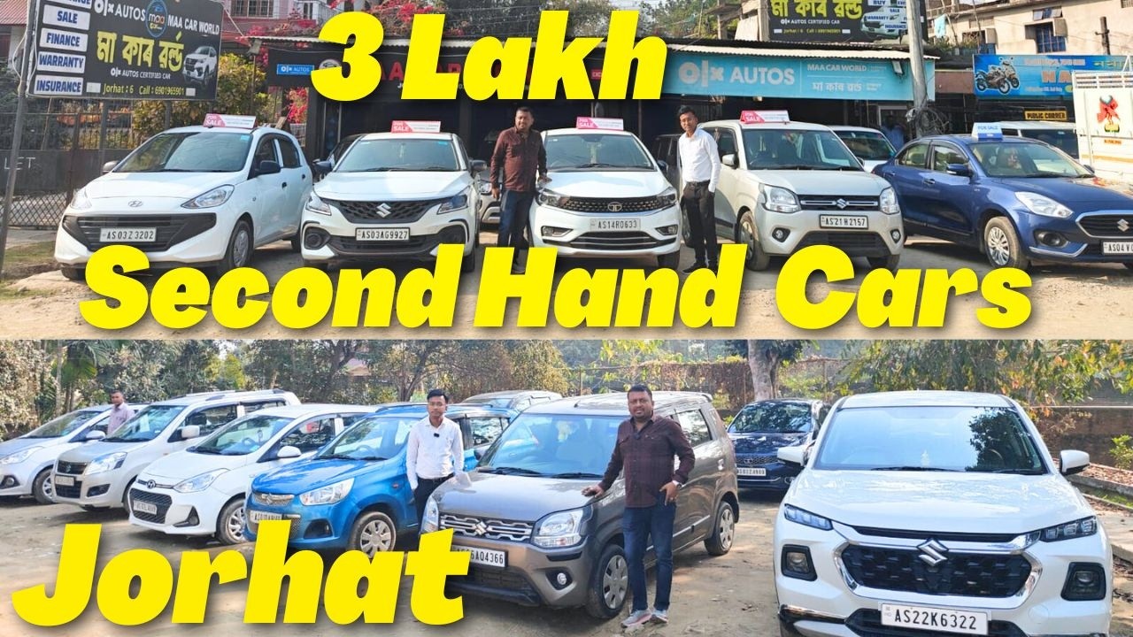 Автосалон подержанных автомобилей в Джорхате / Подержанные автомобили класса люкс в Ассаме / Новы...