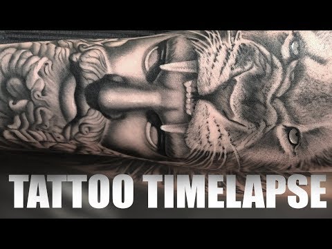 TATTOO TIMELAPSE | GREEK GOD HERCULES | CHRISSY LEE