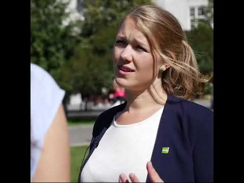 ntervju med Miljøpartiet De Grønnes Une Aina Bastholm av ungdommer
