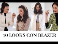 CÓMO COMBINAR UNA BLAZER O AMERICA + 10 LOOKS + INSPIRACIÓN l jur jur