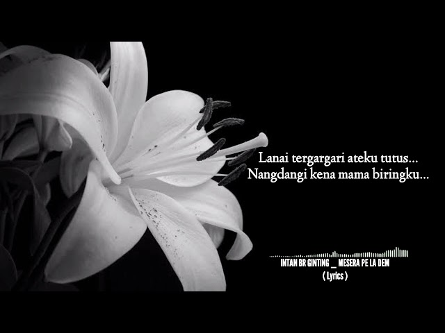 Lagu karo Intan br ginting - Mesera pe labo dem ( lyrics ) class=