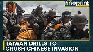 Taiwan Simulates Destroying An Invading Chinese Force | WION Fineprint