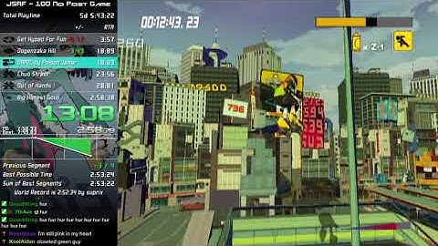 JSRF: 100% No Post Game speedrun in 2:50:15 (PB)