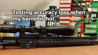 223 Rem - AR barrel heat test
