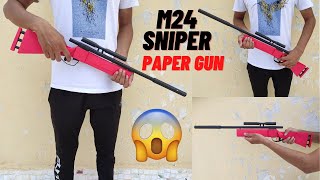 How to Make Paper M24 Sniper Gun | Paper Gun | M24 Paper Sniper Gun | Mad Times