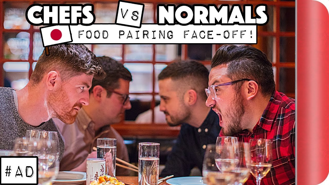 Chefs vs Normals Japanese Food Pairing FACE-OFF quick recipes with hamburger