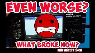 Xiegu X6100 Firmware Update - Did Xiegu Make it Worse?