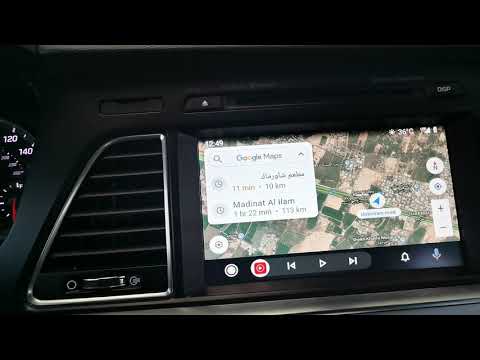 تفعيل نظام Android Auto في سوناتا 2015 وارد 