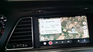 تفعيل نظام android auto في سوناتا 2015 وارد