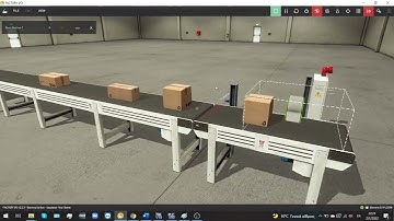 Factory i/o conveyor belt line (hand made)