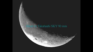 Moon in Takahashi SKY 90 mm