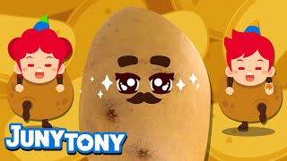 🥔Potato Chips Song | Potato Dance | Food Songs for Kids | Silly Songs | Preschool Songs | JunyTony