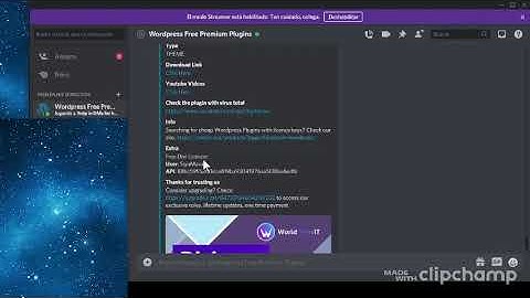 WordPress Free Plugins - Discord Bot