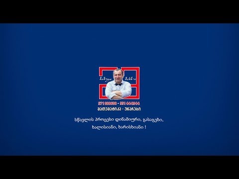 mathematic teacher 2, Mamuka Chachiashvili  - მამუკა ჭაჭიაშვილი