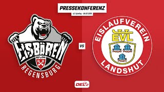 Pressekonferenz 43. Spieltag | Eisbären Regensburg - EV Landshut