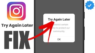 HOW TO FIX Try Again Later on Problem Instagram | instagram try again later error Restrict Activity screenshot 4