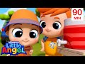 Healthy yummy juice song  more  little angel  kids cartoon show  healthy habits for kids