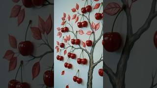 🍒 Satisfying 3D Cherry Tree Wall Art 🤯