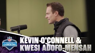 Kevin O'Connell & Kwesi Adofo-Mensah Mic'd Up During Media Day at the 2024 NFL Scouting Combine