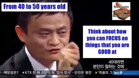 Jack Ma - What you should do at the age of 20, 30, 40, 50 & 60?
