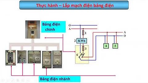 Công nghệ 9 - Bài 6: TH Lắp mạch điện bảng điện (tiết 1)