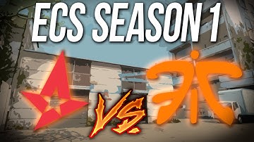 Fnatic vs Astralis | Map 1 (Cache) ECS Season 1 (21.05.2016)