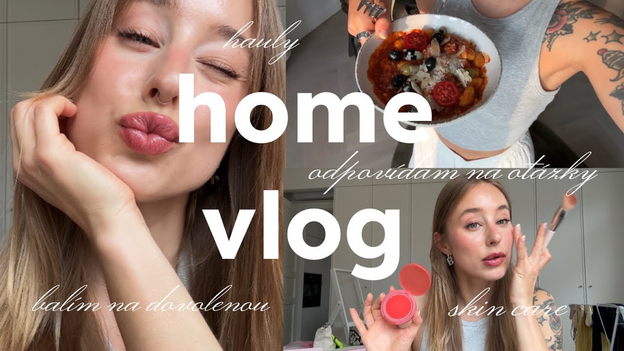 home vlog | nedělní klid, odpovídám na vaše otázky, balím kufry na Madeiru, vařím si & hodně povídám