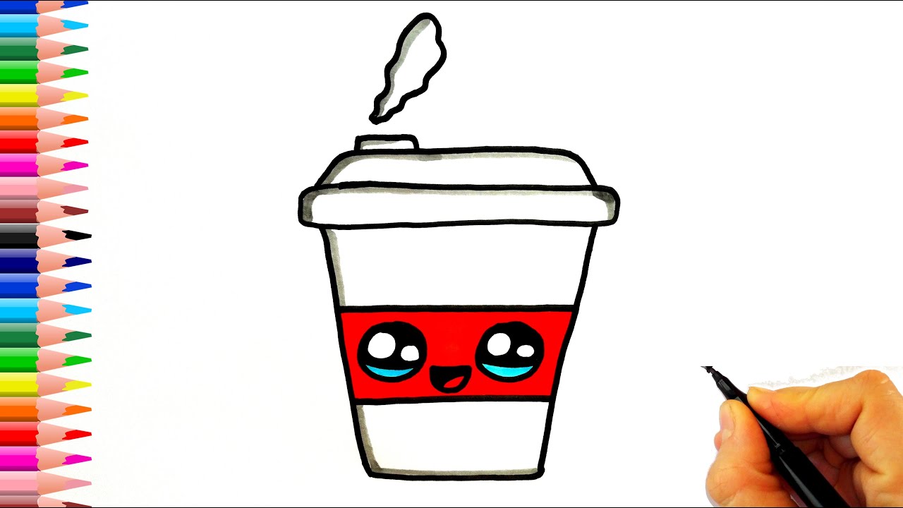 Kahve Bardağı Nasıl Çizilir? - How To Draw Coffee Cup - YouTube