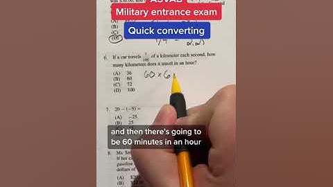 ASVAB AFQT Arithmetic Reasoning answer 6