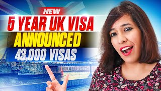 5 Year Visa Announced For Unskilled &amp; Low-Skilled People In UK | No IELTS, No Experience Needed