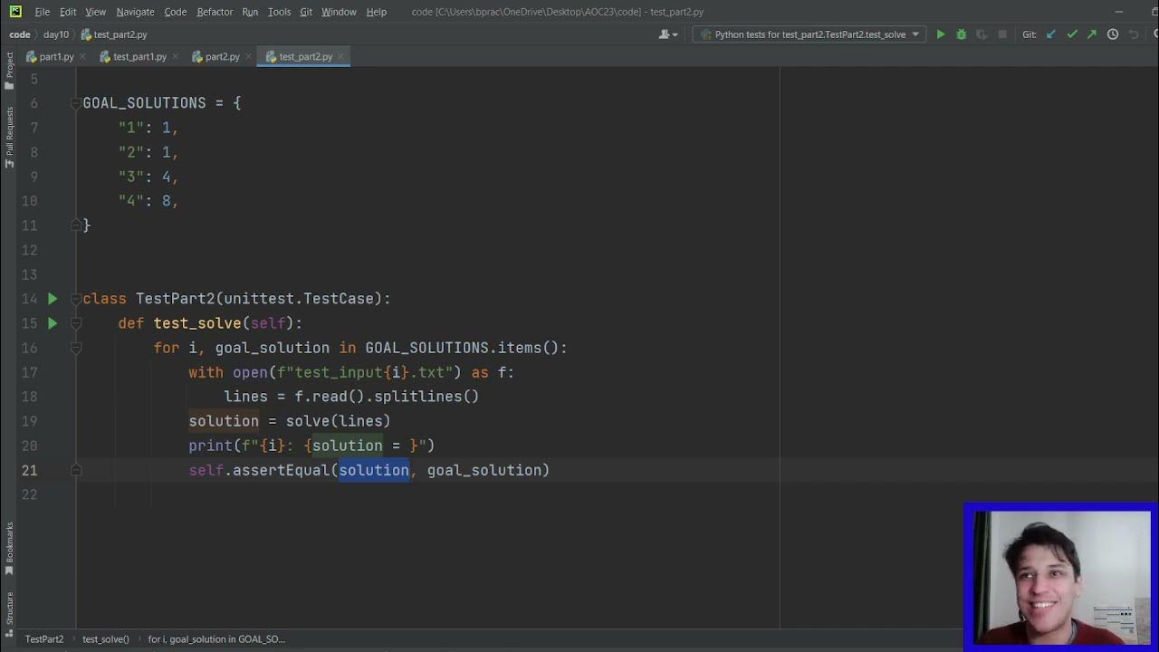 Advent of Code 2023, Day 10, Python Solution YouTube