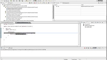 What happens if a java thread throws nullpointer exception interview