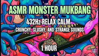ASMR Blue Demon Mukbang ASMR (432Hz Relax)