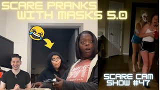 Scare Pranks With Masks 5.0 || Scare Cam Show #47