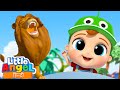 चिड़ियाघर के जानवर | Animals At The Zoo | Hindi Rhymes for Children | Little Angel Hindi