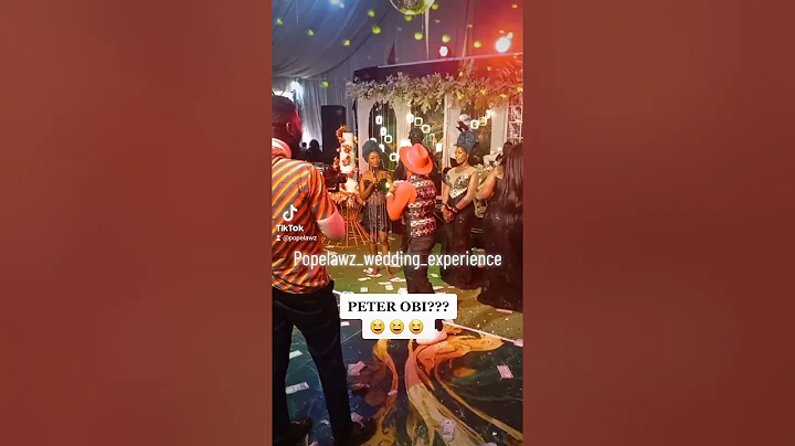 Hear What she said about PETER OBI... Nigerian Wedding Game #weddingmc #weddingmc #lagos #peterobi