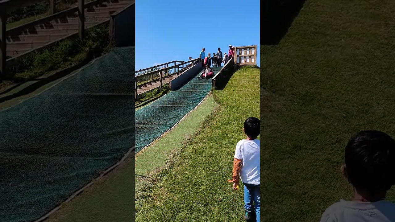 Tube Slide at Heads of Ayr Farm Park!