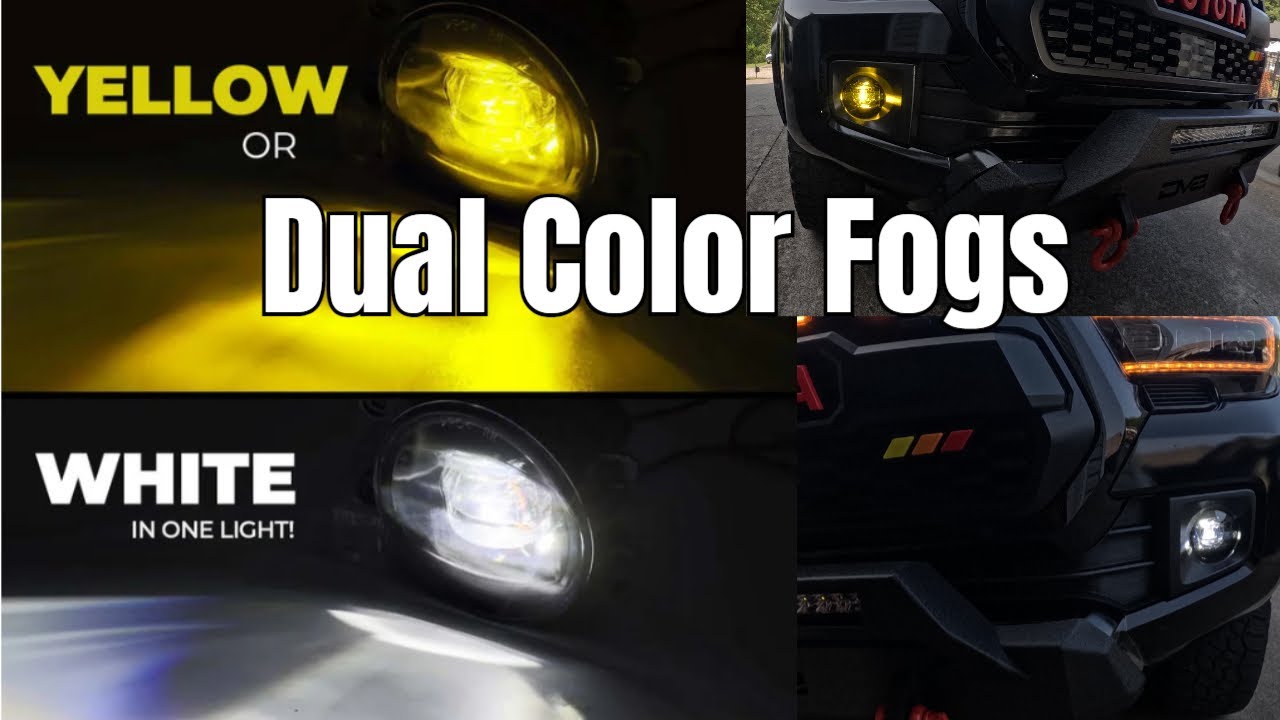 Yellow or White? These AlphaRex Fog Lights Do BOTH! - YouTube